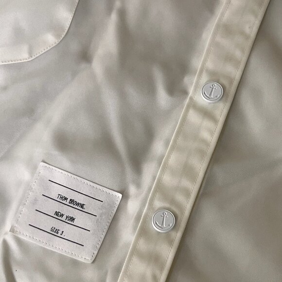 Hooded Raincoat w/ Tricolor Arm Stripe (Size 3) - Picture 5 of 9